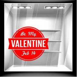 Αυτοκόλλητο βιτρίνας - Αγίος Βαλεντίνος 32